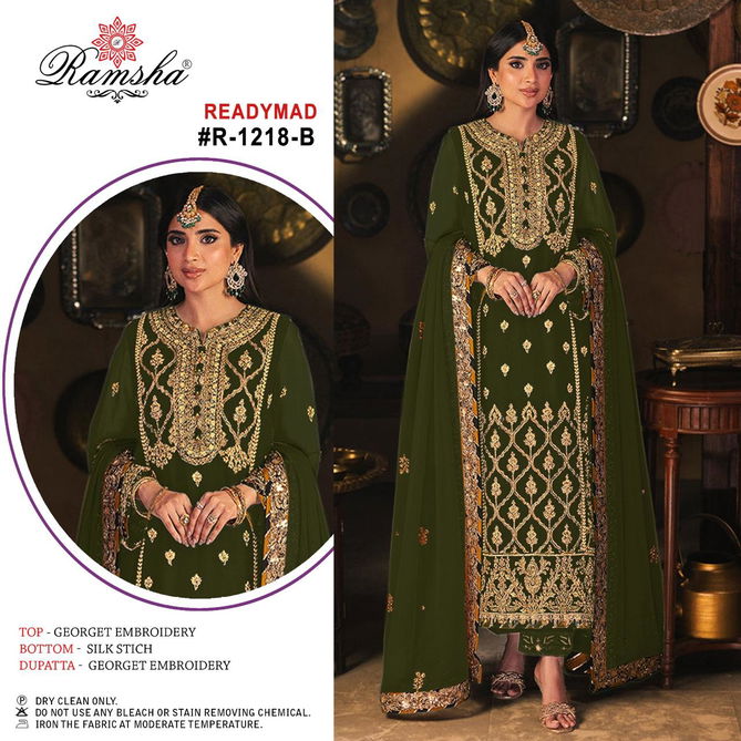 Ramsha R 1218 Nx Pakistani Readymade Suits Wholesale Market In Surat